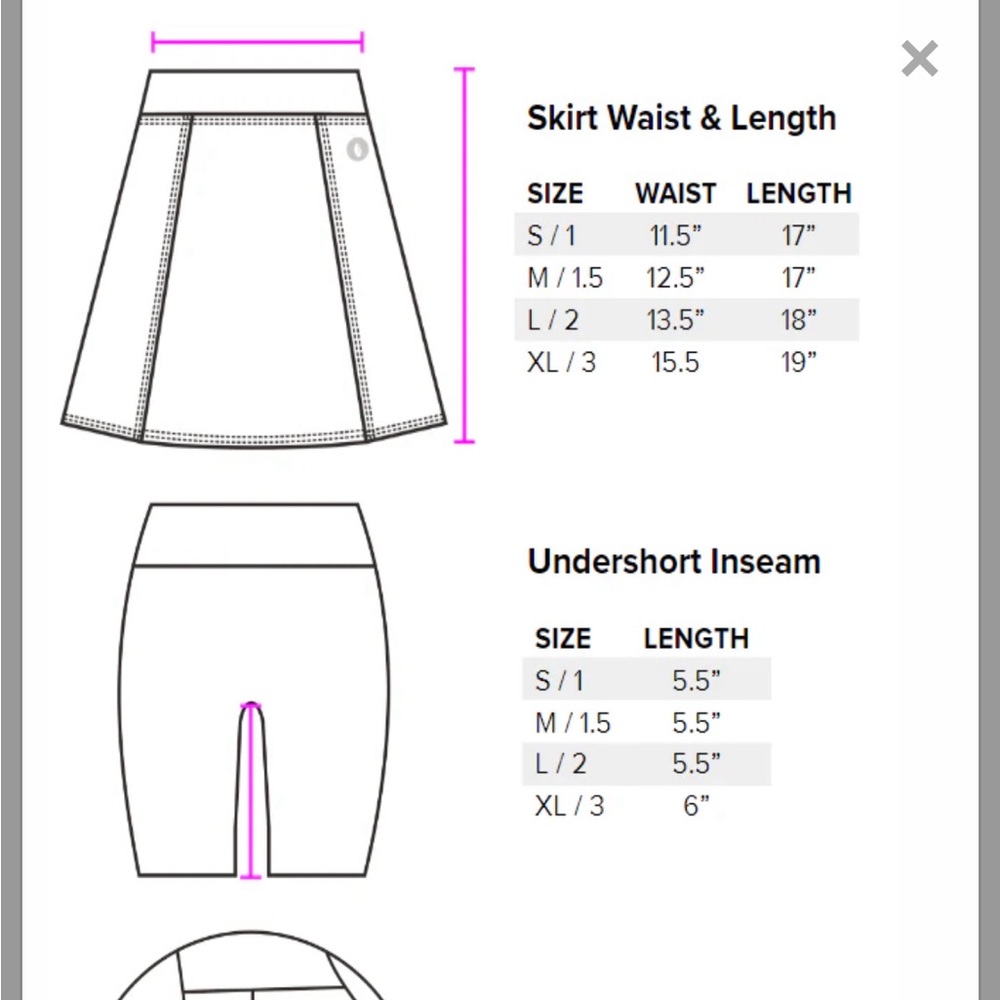 Dona Jo Fit Wear Skort - Picture 8 of 9